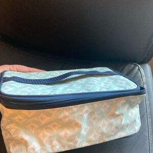 Thirty-One Green and Blue Cosmetic Bags Practical and Stylish